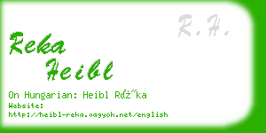 reka heibl business card